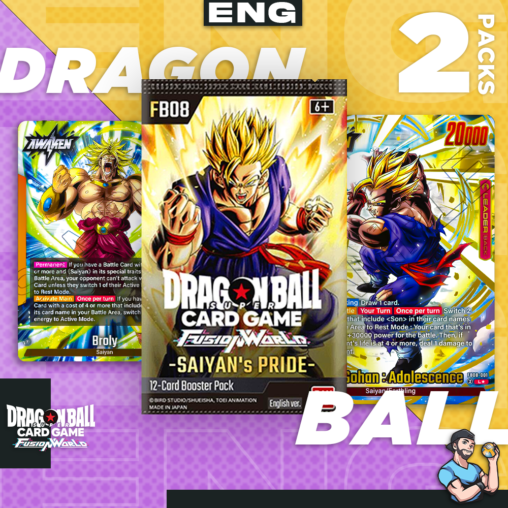 Personal Break Dragon Ball Fusion World Saiyans Pride FWSP 2 Pks