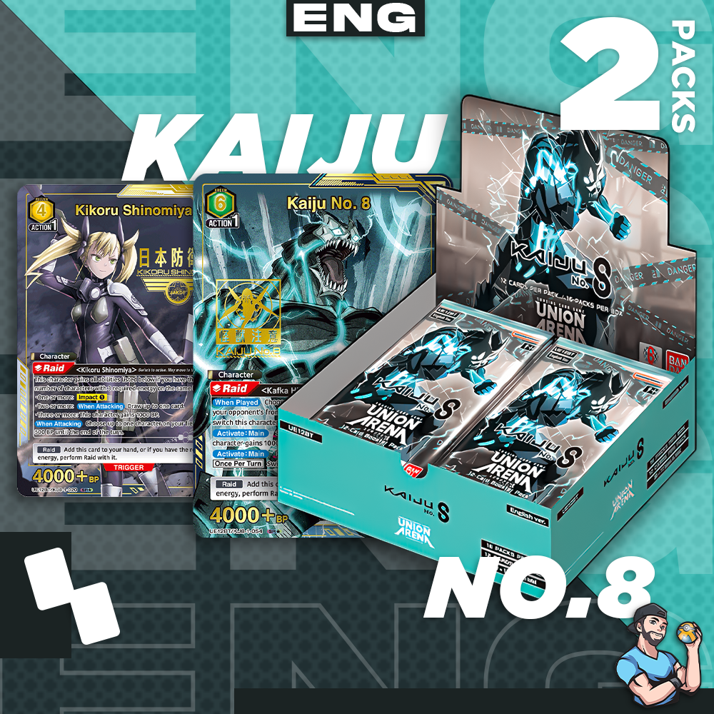 Personal Break Union Arena Kaiju No Eight Packs UAKN 2 Pks