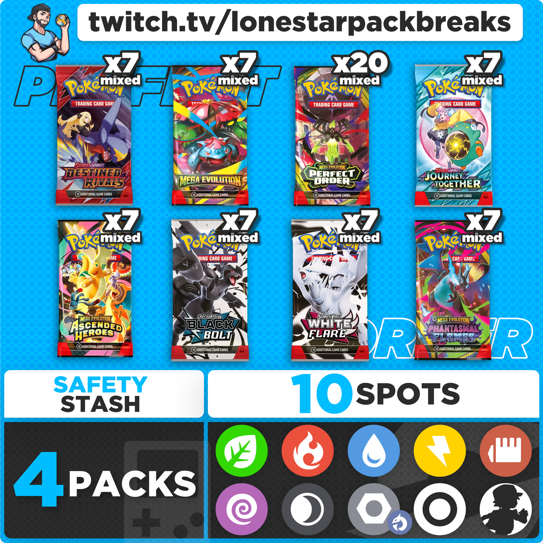 Break #4 Perfect Order Chungus Mixer 10 type Wed Mar 25th 7PM CST