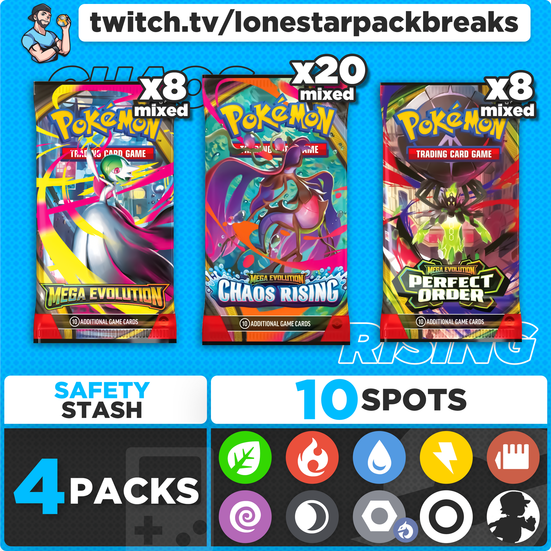 Break #1 Chaos Rising Mixer 10 type Fri June 3rd 7PM CST