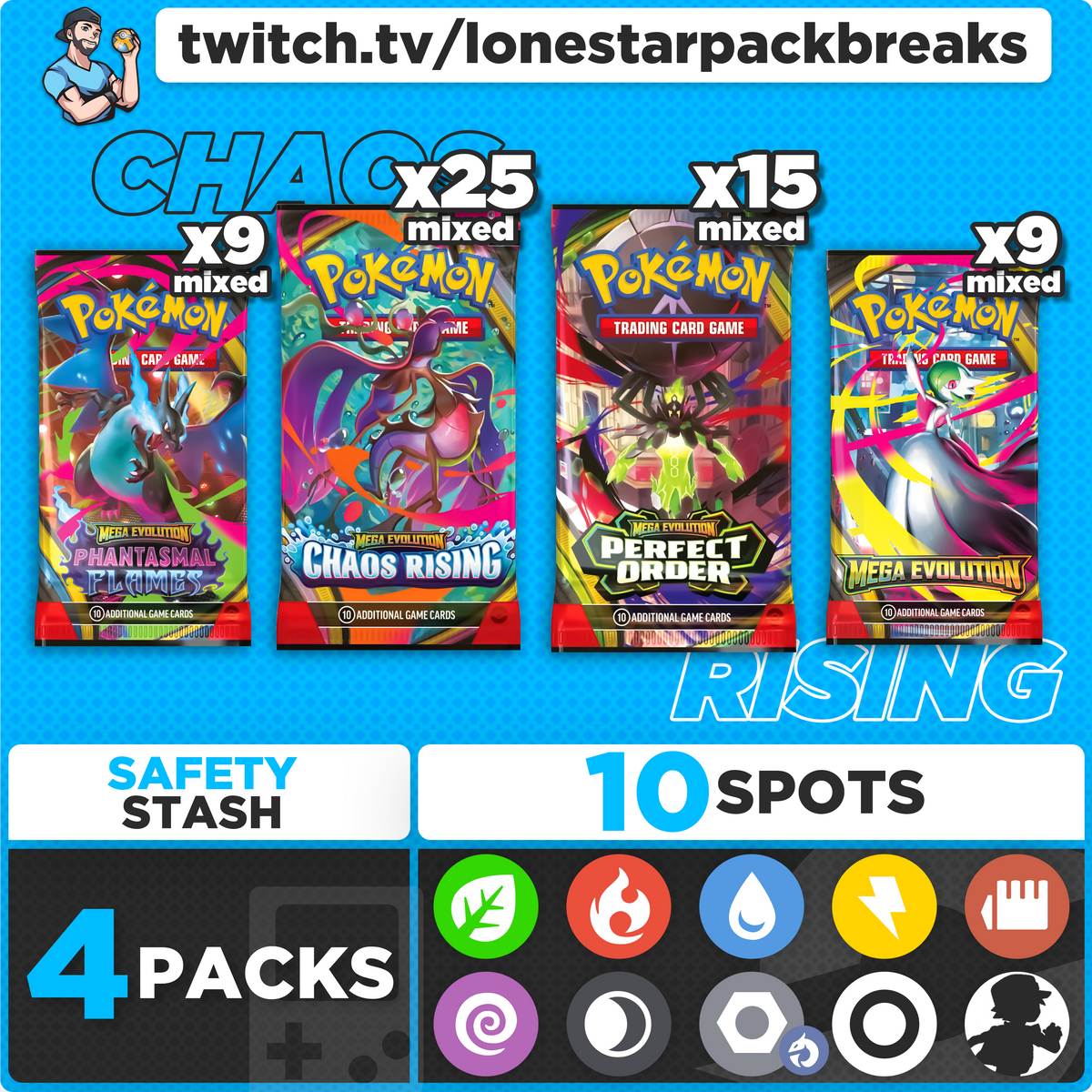 Break #4 Chaos Rising Mixer 10 type Wed May 20th 7PM CST