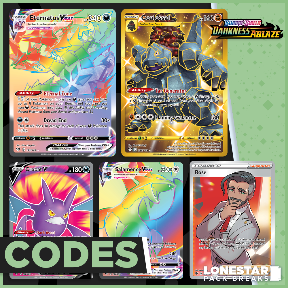 Darkness Ablaze TCG Live Codes (x30)